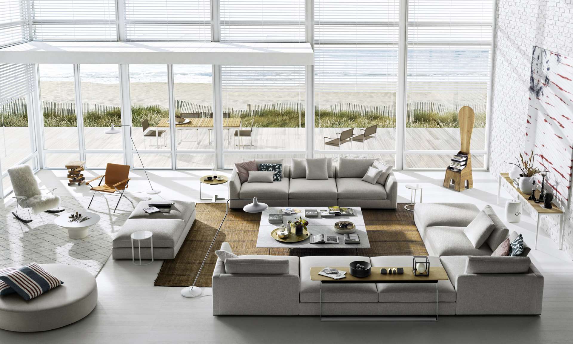 Neutral materials in Contemporary design.