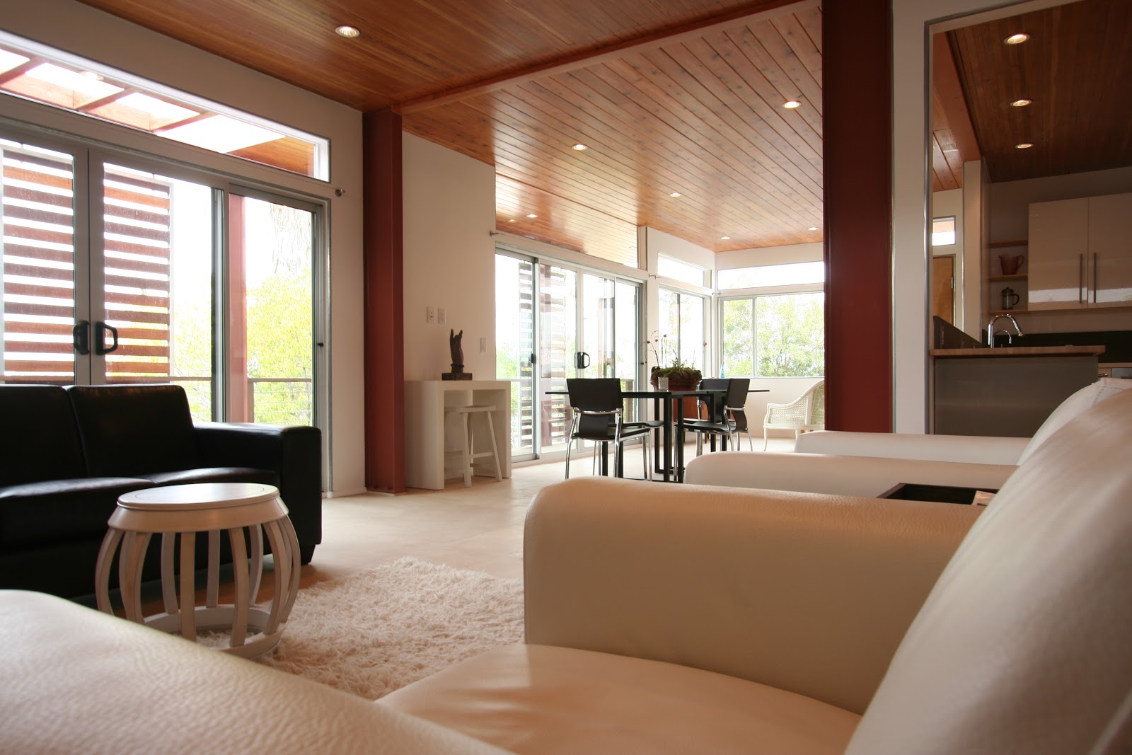 Lounge, kitchen and dining area Open-space living room