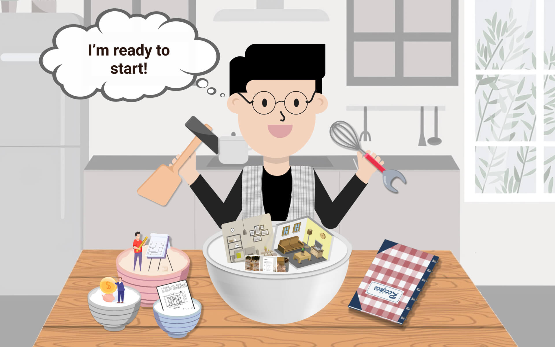 At this stage, homeowners should be ready to start renovating their homes